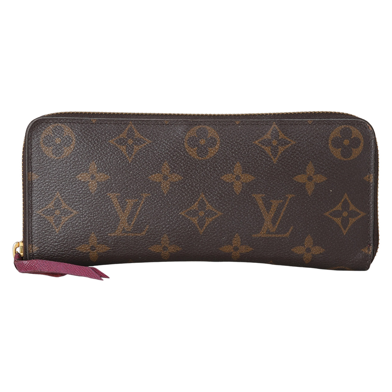 LOUIS VUITTON(USED)루이비통 M60742 모노그램 클레망스 지퍼 장지갑